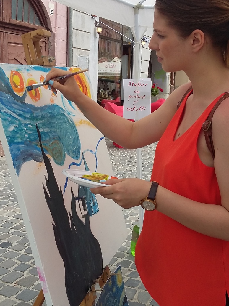 Strada dell Arte 2018- atelier stradal de pictura pentru adulti